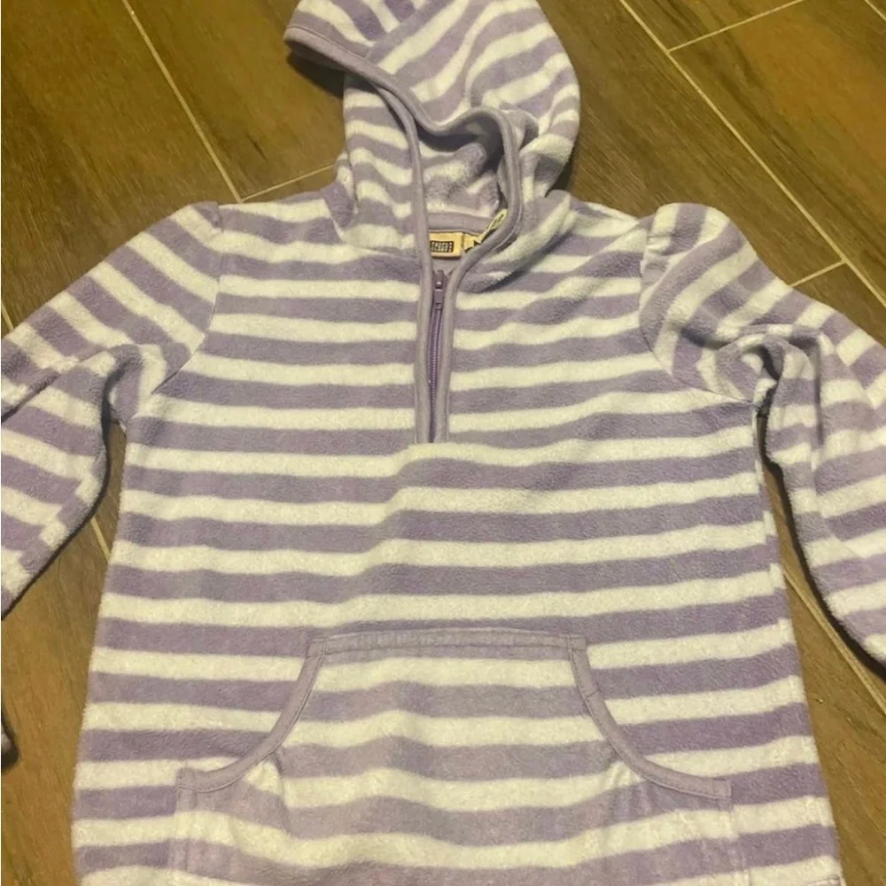 Hoodie girls 5T fleece pullover jacket EUC